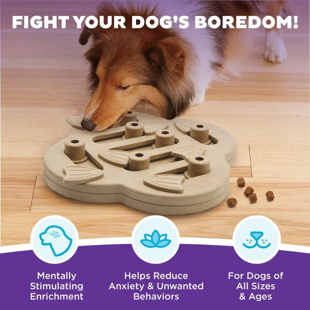 Nina Ottosson by Outward Hound Hide N' Slide Puzzle Game Dog Toy, Large